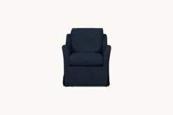 Esmé Glider Chair Slipcover Only -SIXPENNY STORE esme glider chair cotton canvas ancient indigo product slipcover