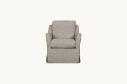 Esmé Glider Chair Slipcover Only -SIXPENNY STORE esme glider chair light weight linen cracked pepper product slipcover