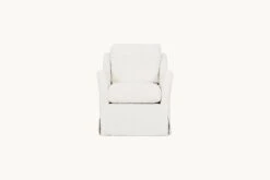 Esmé Glider Chair Slipcover Only -SIXPENNY STORE esme glider chair light weight linen water lily product slipcover