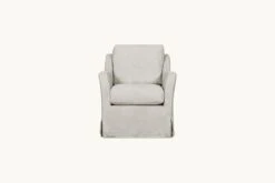 Esmé Glider Chair Slipcover Only -SIXPENNY STORE esme glider chair medium weight linen jasmine rice product slipcover