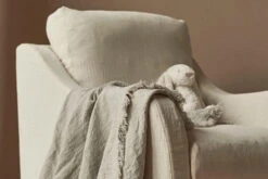 Esmé Glider Chair -SIXPENNY STORE esme glider chair washed cotton linen corn silk product PDP6