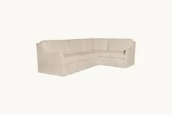 Esmé L-Shape Sectional -SIXPENNY STORE esme lshape sectional cotton canvas beach walk product