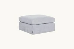Esmé Ottoman Slipcover Only -SIXPENNY STORE esme ottoman medium weight linen poppy seed product chair slipcover