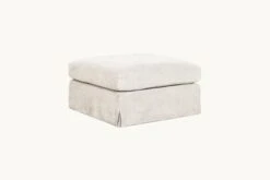 Esmé Ottoman -SIXPENNY STORE esme ottoman medium weight linen warm oatmeal product chair