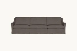 Esmé Sectional -SIXPENNY STORE esme sectional sofa cotton canvas moon dust product