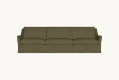 Esmé Sectional -SIXPENNY STORE esme sectional sofa cotton canvas quiet sage product