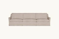 Esmé Sectional -SIXPENNY STORE esme sectional sofa light weight linen oat flour product