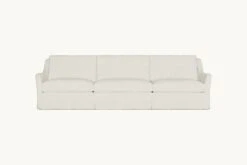 Esmé Sectional -SIXPENNY STORE esme sectional sofa light weight linen water lily product
