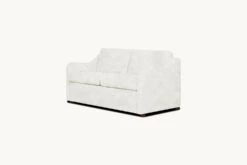 Esmé Sleeper Sofa -SIXPENNY STORE esme sleeper sofa recycled faux fur dandelion poof product full