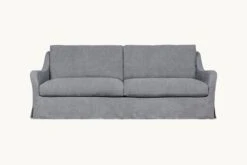 Esmé Sofa -SIXPENNY STORE esme sofa light weight linen ink cap product 96