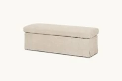 Esmé Storage Bench -SIXPENNY STORE esme storage bench cotton canvas beach walk product