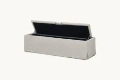 Esmé Storage Bench -SIXPENNY STORE esme storage bench medium weight linen jasmine rice product pdp5
