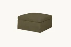 Esmé Storage Ottoman -SIXPENNY STORE esme storage ottoman cotton canvas quiet sage product