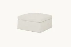 Esmé Storage Ottoman -SIXPENNY STORE esme storage ottoman light weight linen water lily product