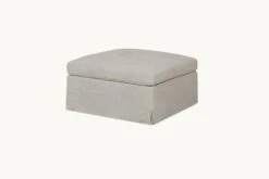 Esmé Storage Ottoman -SIXPENNY STORE esme storage ottoman medium weight linen jasmine rice product