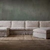 Esmé U-Shape Sectional Slipcover Only