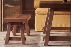 Fasso Dining Bench -SIXPENNY STORE fasso dining bench reclaimed pine heritage pine product pdp6