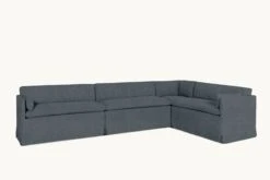 Gabriel Banquette Slipcover Only -SIXPENNY STORE gabriel banquette light weight linen black pepper product f73d617c fb4a 49cc 9caf 8d94cc0aa7a6