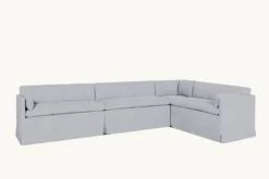 Gabriel Banquette Slipcover Only -SIXPENNY STORE gabriel banquette medium weight linen poppy seed product ccb946f0 b59b 4018 8f87 9594e0625146