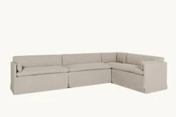 Gabriel Banquette -SIXPENNY STORE gabriel banquette washed cotton linen blanched almond product