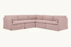 Gabriel Corner Sectional Slipcover Only 28 Gabriel Corner Sectional Slipcover Only -SIXPENNY STORE gabriel corner sectional cotton linen sundazed coral product 33831ad8 8456 457e b5b4 fb8f8de0b8da