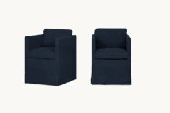 Gabriel Dining Chair (2pc) -SIXPENNY STORE gabriel dining chair cotton canvas ancient indigo product