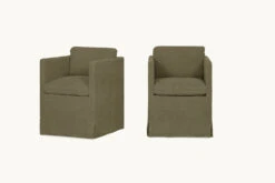 Gabriel Dining Chair (2pc) -SIXPENNY STORE gabriel dining chair cotton canvas quiet sage product