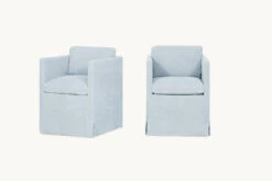 Gabriel Dining Chair (2pc) -SIXPENNY STORE gabriel dining chair cotton linen salt water product