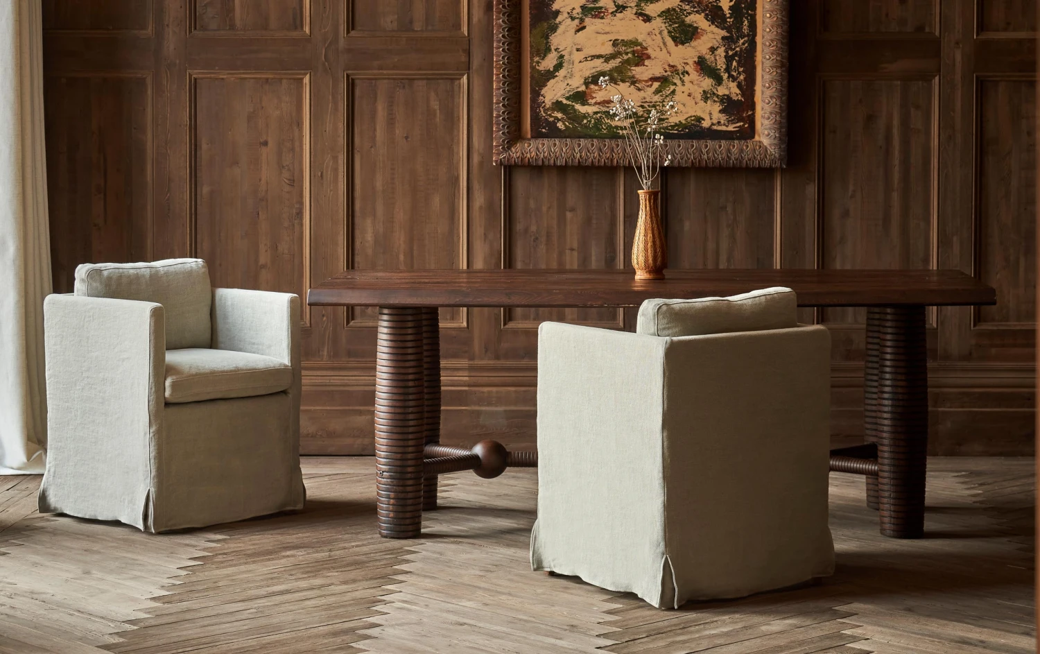 Gabriel Dining Chair Slipcover Only (1pc) 1 Gabriel Dining Chair Slipcover Only (1pc)