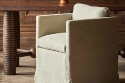 Gabriel Dining Chair (2pc) -SIXPENNY STORE gabriel dining chair medium weight linen jasmine rice product pdp7