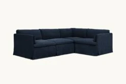 Gabriel L-Shape Sectional Slipcover Only -SIXPENNY STORE gabriel lshape sectional cotton canvas ancient indigo product 92469209 6033 4151 a139 bab64b374741