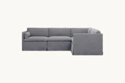 Gabriel L-Shape Sectional Slipcover Only -SIXPENNY STORE gabriel lshape sectional light weight linen ink cap product PDP3 27079d40 4d9b 43f7 bceb 4b4ac6a655b0