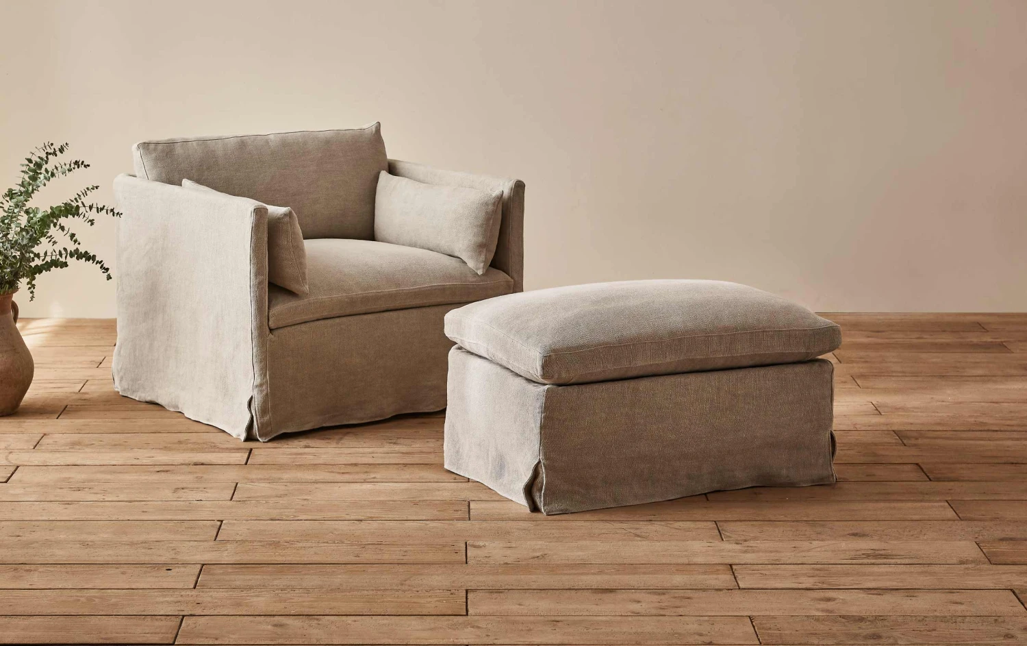 Gabriel Ottoman Slipcover Only 1 Gabriel Ottoman Slipcover Only