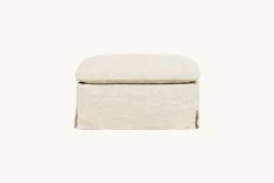 Gabriel Ottoman -SIXPENNY STORE gabriel ottoman medium weight linen warm oatmeal product chair