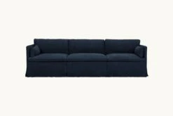 Gabriel Sectional -SIXPENNY STORE gabriel sectional sofa cotton canvas ancient indigo product