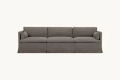 Gabriel Sectional -SIXPENNY STORE gabriel sectional sofa cotton canvas moon dust product