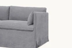 Gabriel Sectional -SIXPENNY STORE gabriel sectional sofa light weight linen ink cap product PDP5