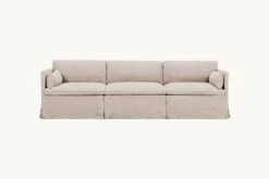 Gabriel Sectional -SIXPENNY STORE gabriel sectional sofa light weight linen oat flour product