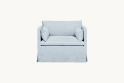 Gabriel Swivel Chair Slipcover Only -SIXPENNY STORE gabriel swivel chair cotton linen salt water product slipcover