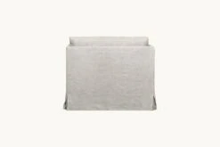 Gabriel Swivel Chair Slipcover Only -SIXPENNY STORE gabriel swivel chair medium weight linen jasmine rice product PDP4 slipcover