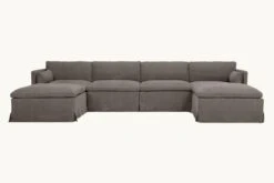 Gabriel U-Shape Sectional Slipcover Only 31 Gabriel U-Shape Sectional Slipcover Only -SIXPENNY STORE gabriel ushape sectional cotton canvas moon dust product slipcover c0d3bbdd f3c2 4e49 85b9 15b69643c8c2