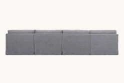 Gabriel U-Shape Sectional -SIXPENNY STORE gabriel ushape sectional light weight linen ink cap product PDP4 slipcover 36186334 89e5 458d 9187 e254d35cb51f