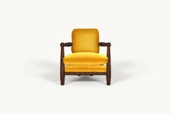 Gio Chair Slipcover Only -SIXPENNY STORE gio chair washed cotton velvet amber coast product