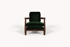 Gio Chair Slipcover Only -SIXPENNY STORE gio chair washed cotton velvet emerald city product