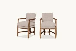 Gio Dining Chair (2pc) 29 Gio Dining Chair (2pc) -SIXPENNY STORE gio dining chair light weight linen oat flour product