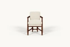 Gio Dining Chair Slipcover Only (1pc) -SIXPENNY STORE gio dining chair medium weight linen warm oatmeal product slipcover