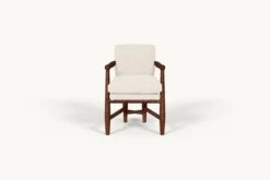 Gio Dining Chair Slipcover Only (1pc) -SIXPENNY STORE gio dining chair washed cotton linen corn silk product slipcover