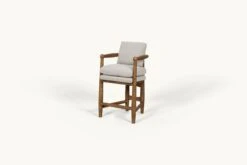 Gio Dining Stool Slipcover Only (1pc) 22 Gio Dining Stool Slipcover Only (1pc) -SIXPENNY STORE gio dining stool medium weight linen jasmine rice product pdp3 slipcover