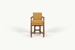 Gio Dining Stool Slipcover Only (1pc) 37 Gio Dining Stool Slipcover Only (1pc) -SIXPENNY STORE gio dining stool thread dyed cotton linen honey bee product counter slipcover