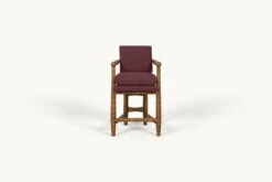 Gio Dining Stool Slipcover Only (1pc) 38 Gio Dining Stool Slipcover Only (1pc) -SIXPENNY STORE gio dining stool thread dyed cotton linen summer plum product counter slipcover